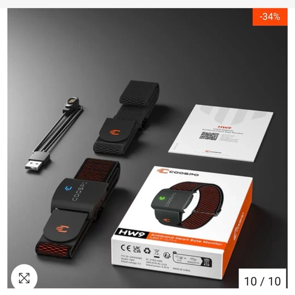 Coospo REALZONE HW9 Armband Heart Rate Monitor - Picture 10 of 10